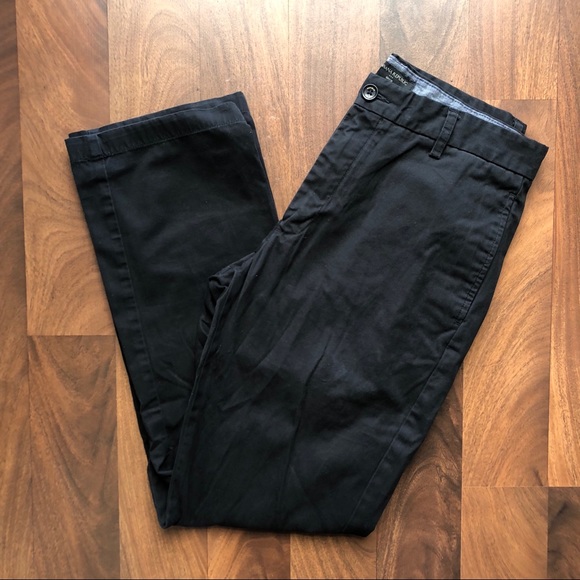 banana republic black chinos